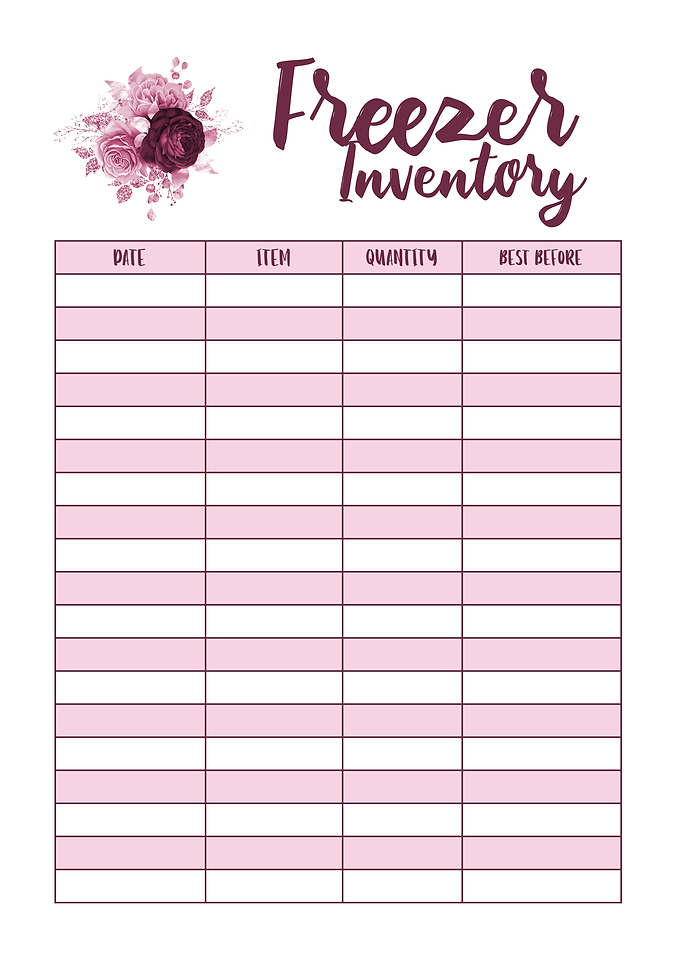 Freezer Inventory