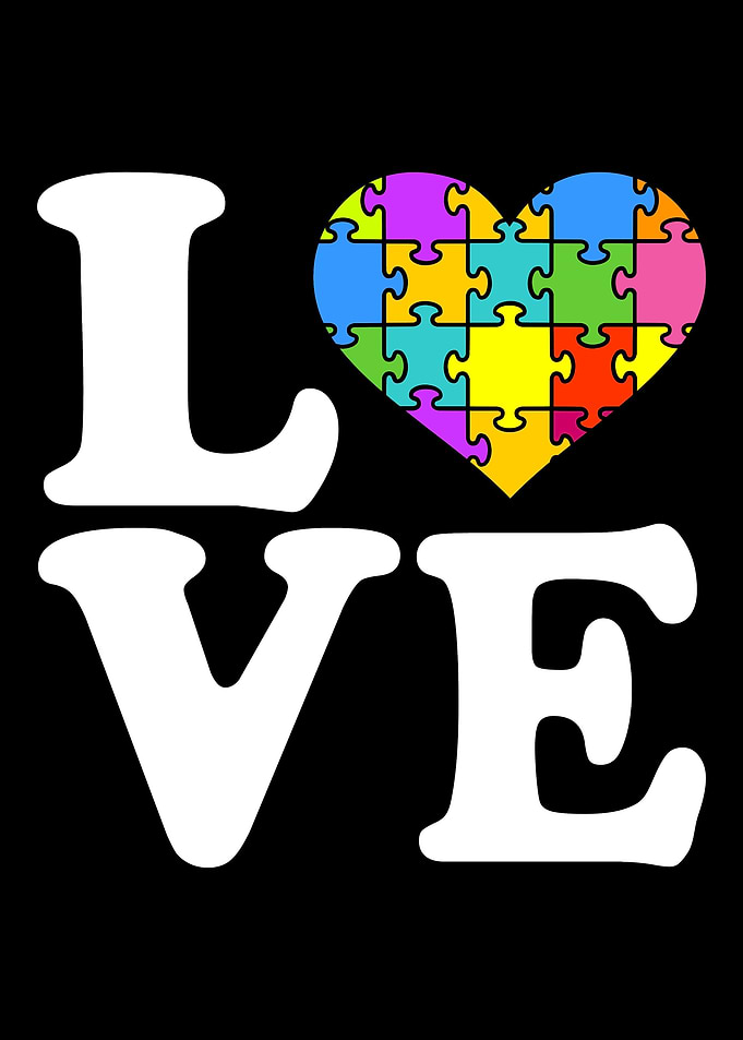 Jigsaw puzzle love