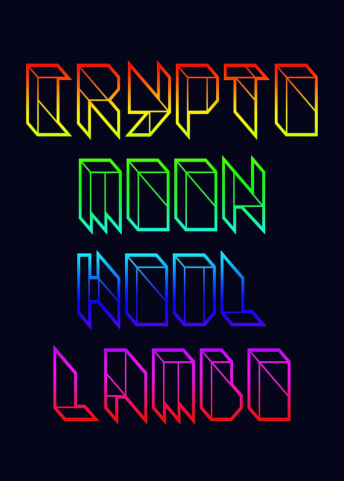 Crypto Moon Hodl Lambo