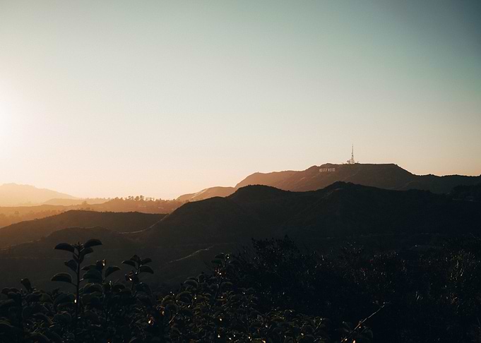 Hollywood sunset