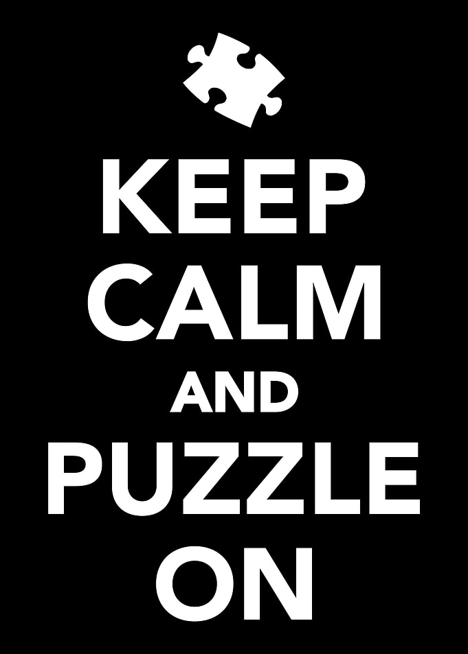 Keep calm and puzzle on