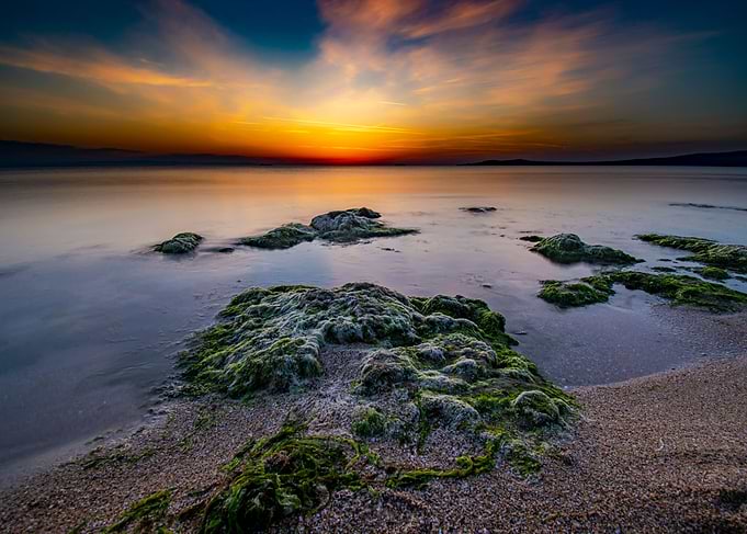 Sunrise on the beach