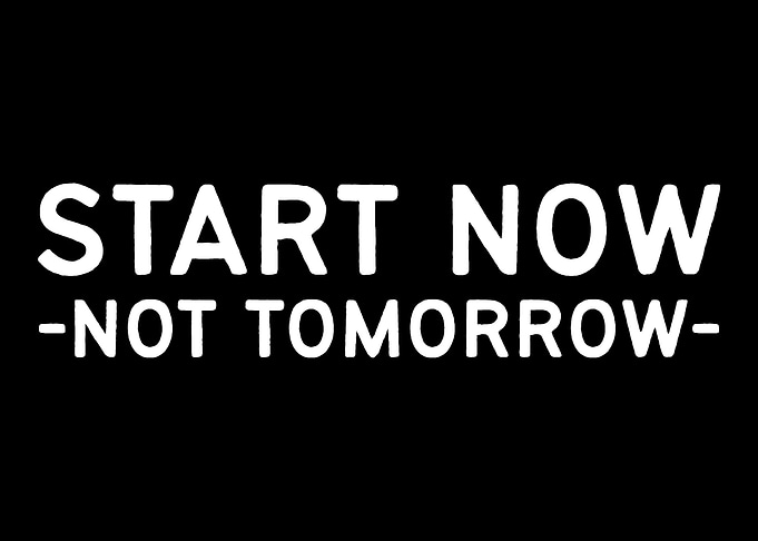 Not Tomorrow Healthy Eater
