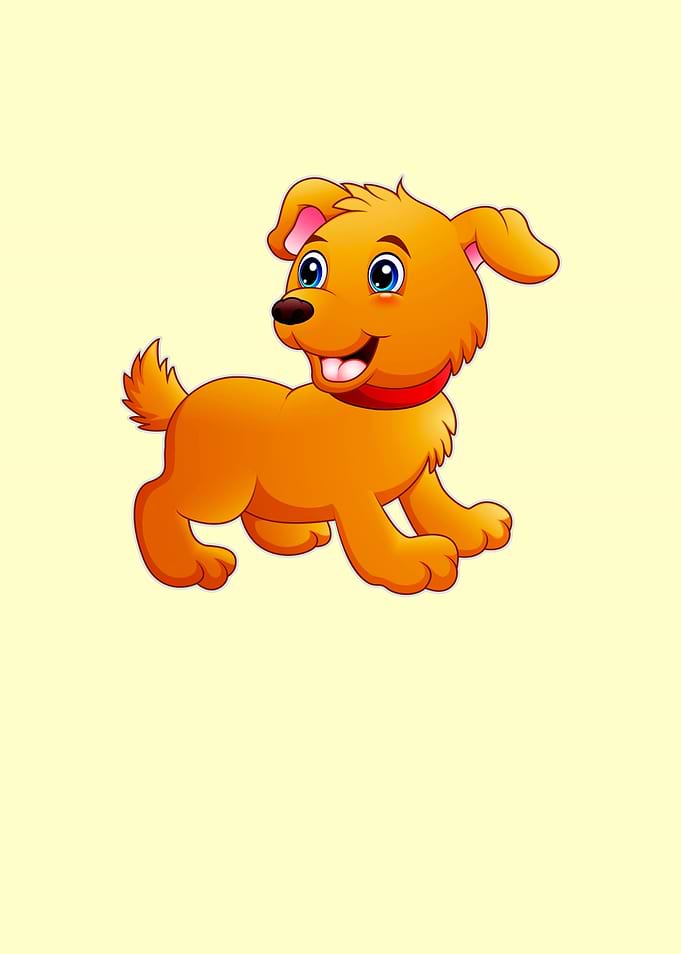 Cute Dog Cartoon Pet Funny