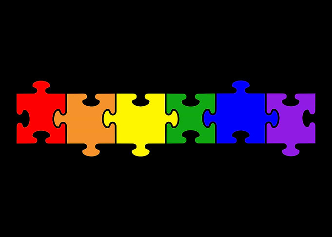 Jigsaw puzzle pieces