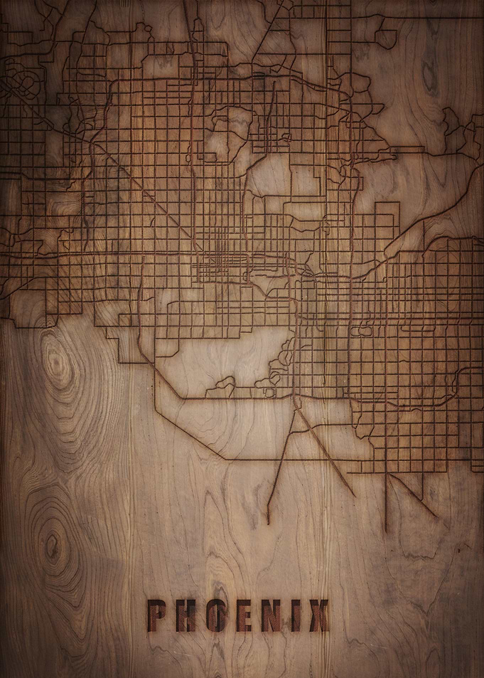 Phoenix Wood Map