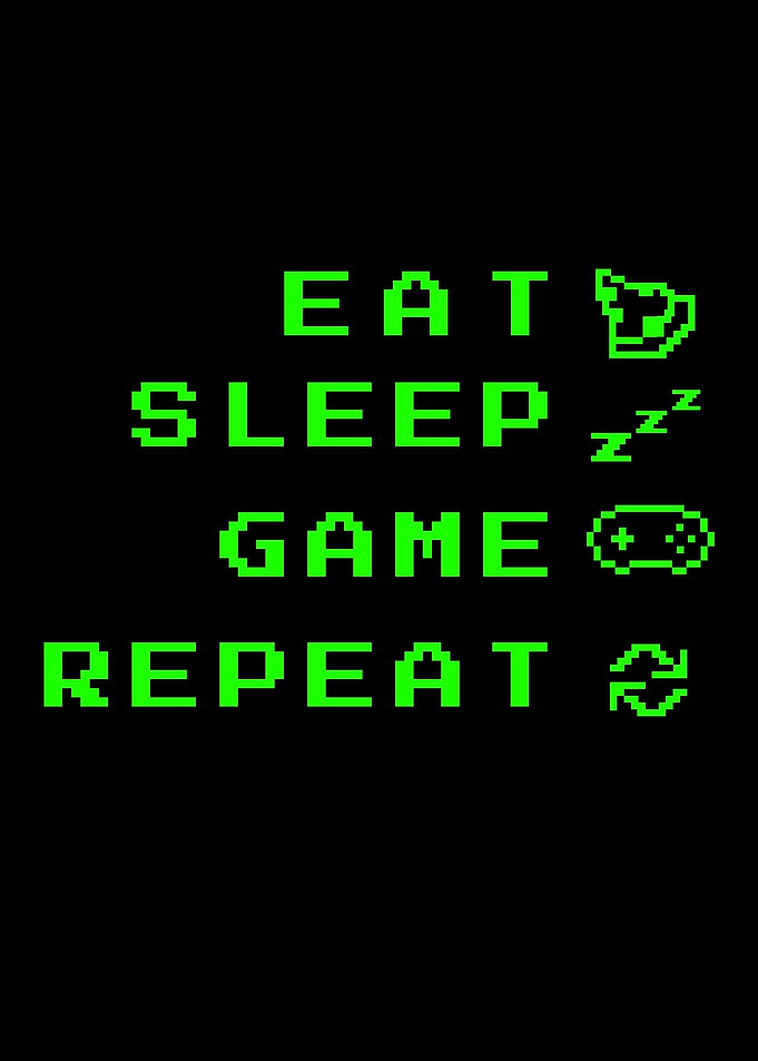 EAT SLEEP NEON