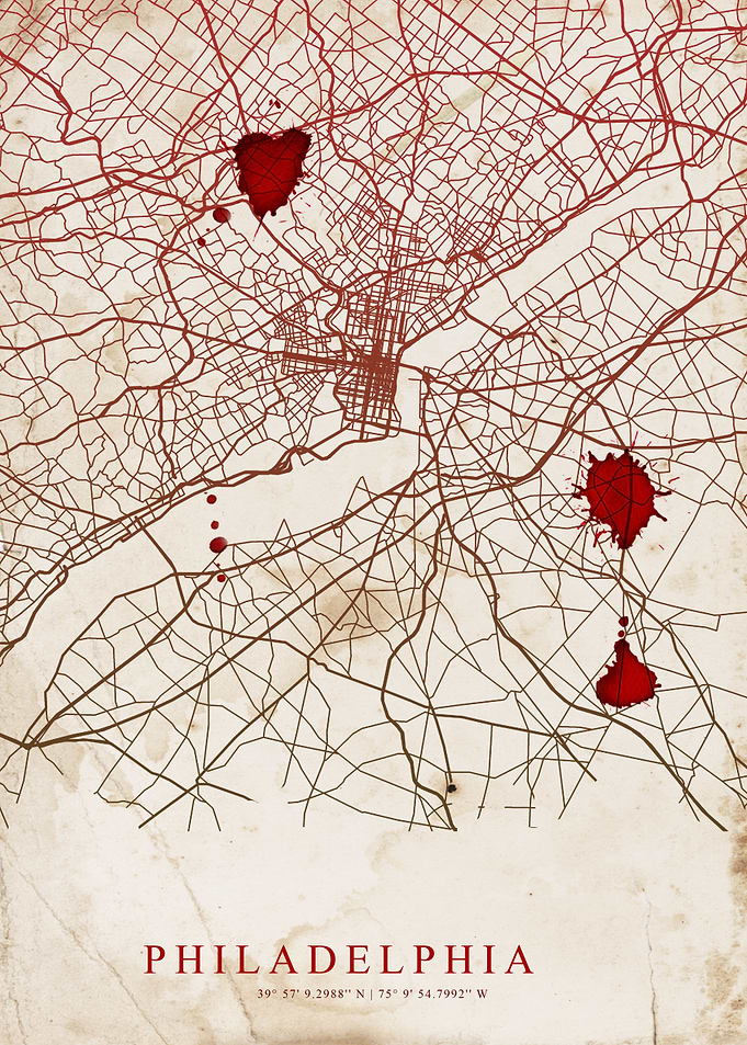 Philadelphia Old Map