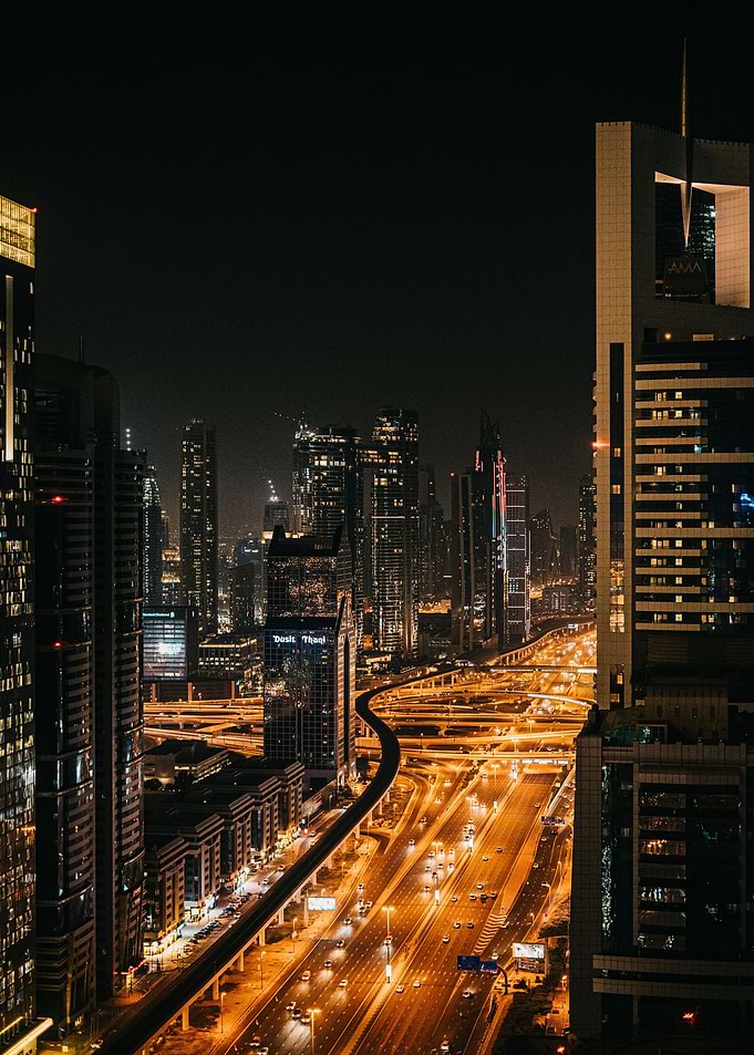 Highway long exposure