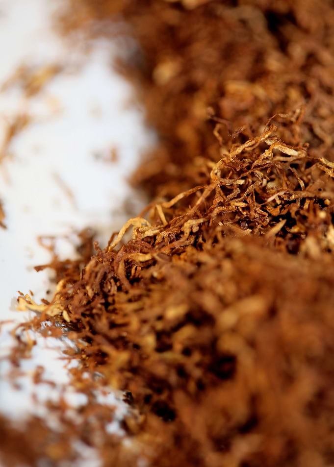 Rolling tobacco leaves