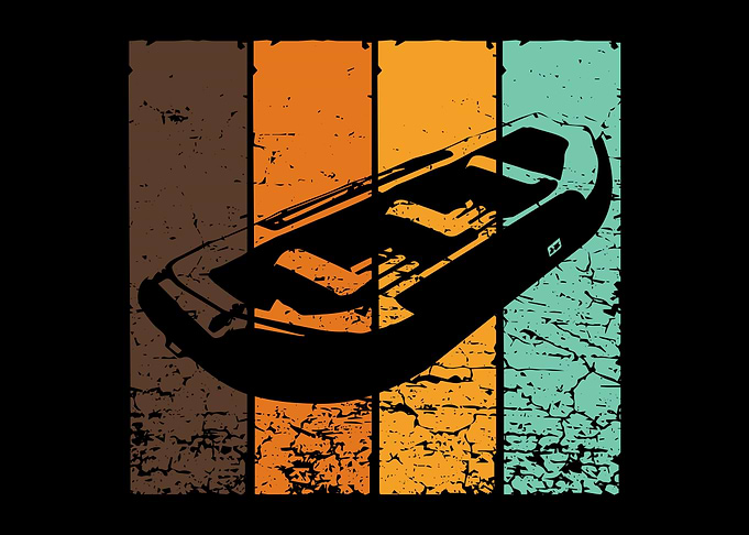 Retro Whitewater Rafting