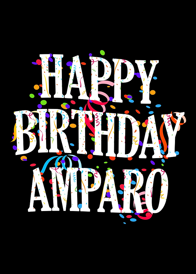 Happy Birthday Amparo