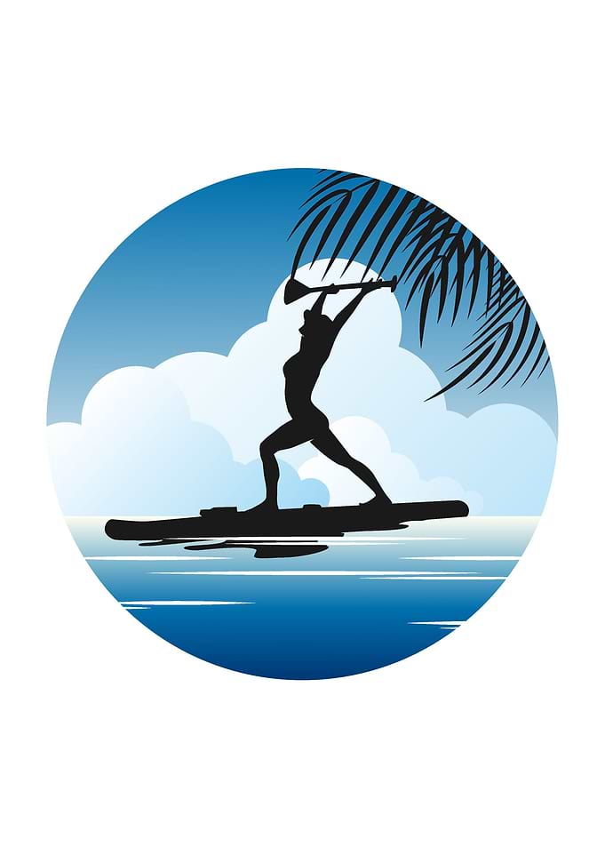 yoga illustration vector