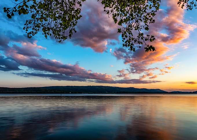 Powerful sunset