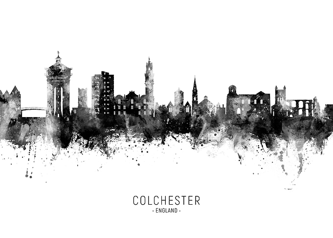 Colchester Skyline England