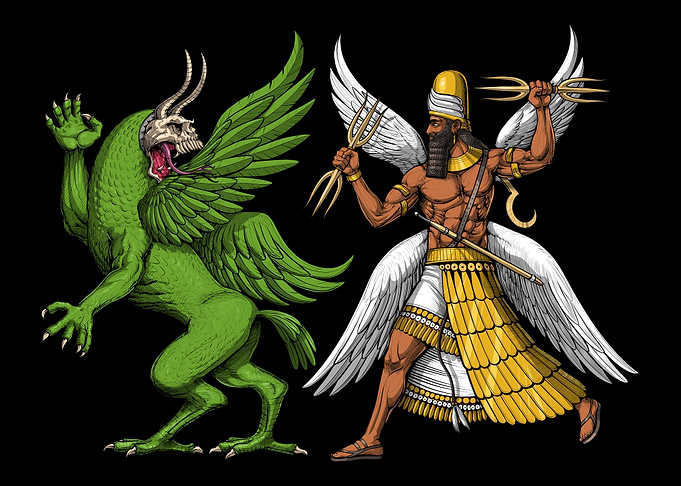 Tiamat and Marduk