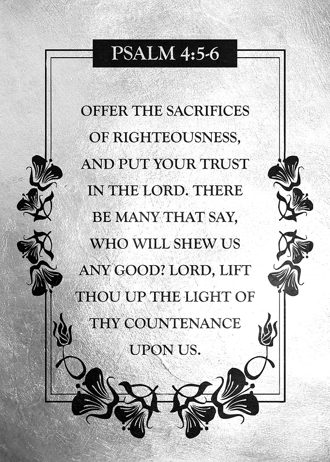 Psalm 4 5 6