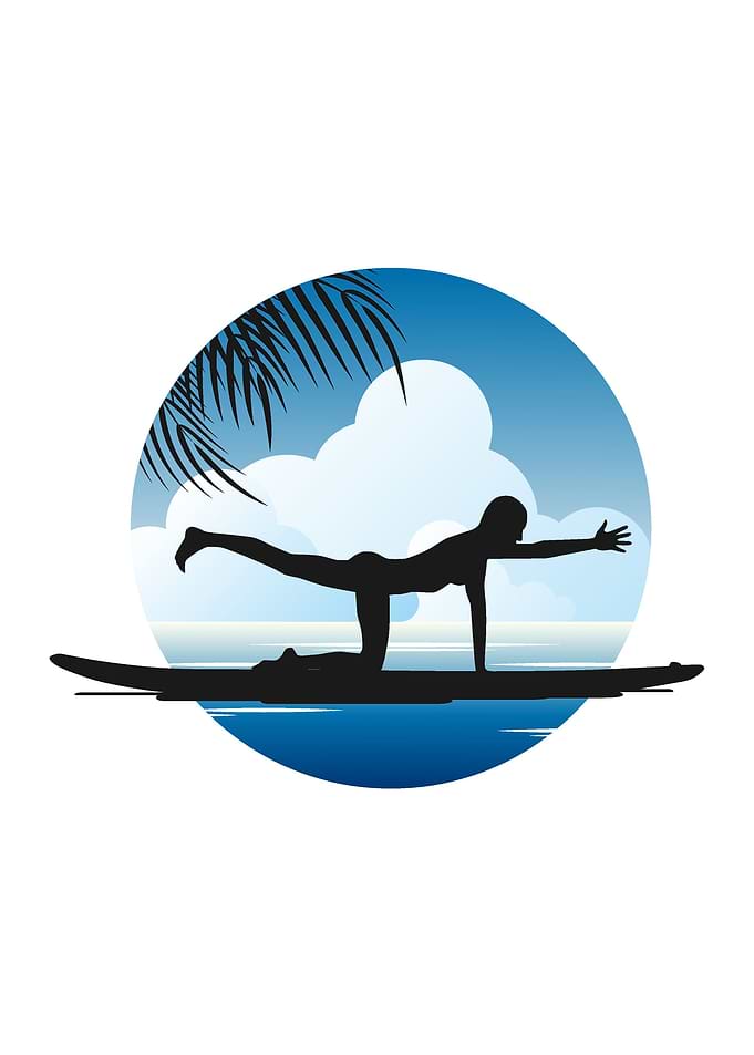 yoga illustration vector