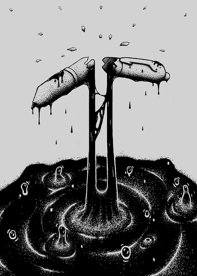 Broken Pen Ink