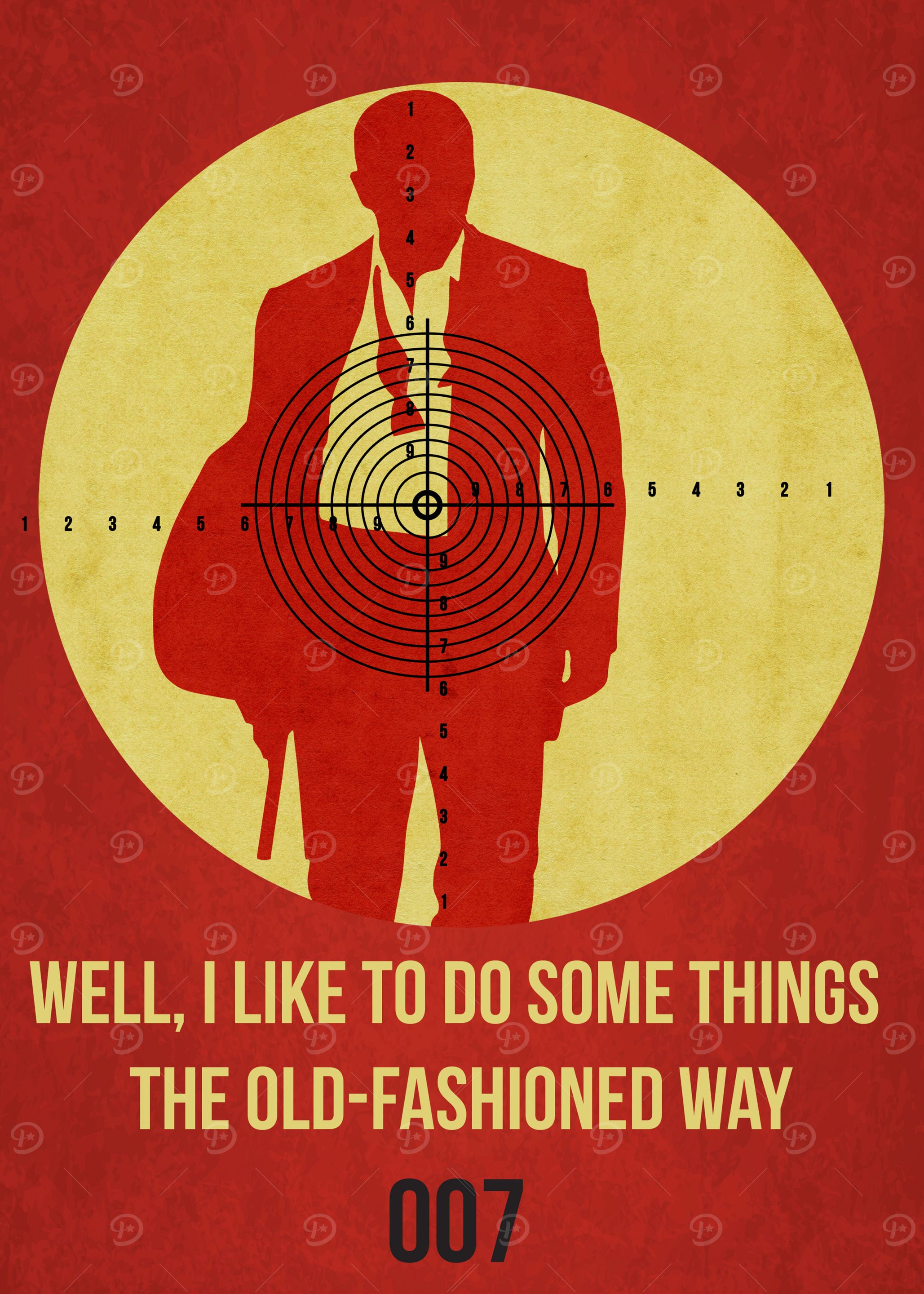 Bond Red poster