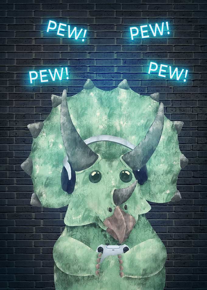 Pew Pew Triceratops