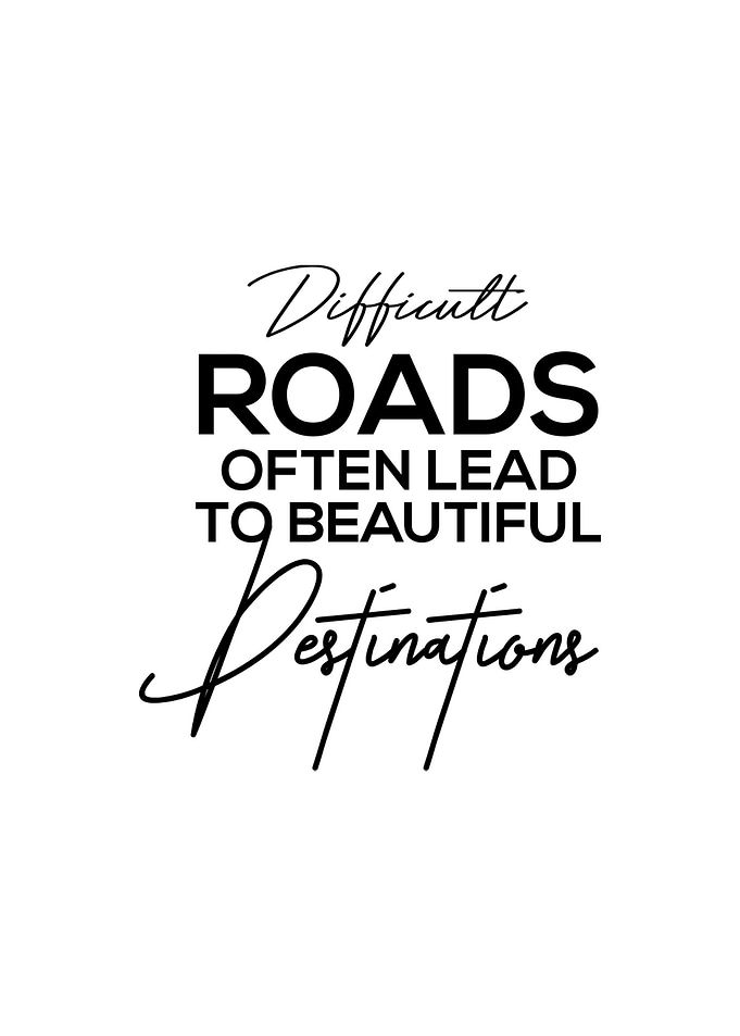 Motivational Quote WallArt