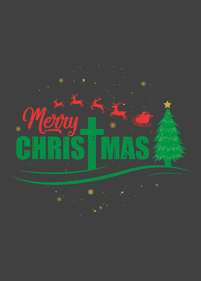 Merry Christmas Santa sled