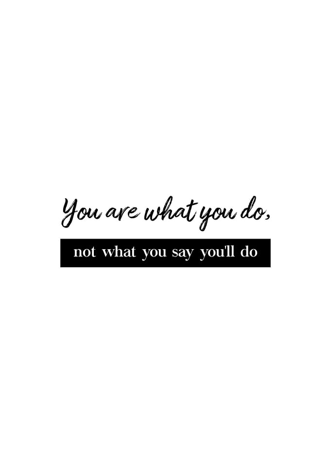 Personality Quote Poster