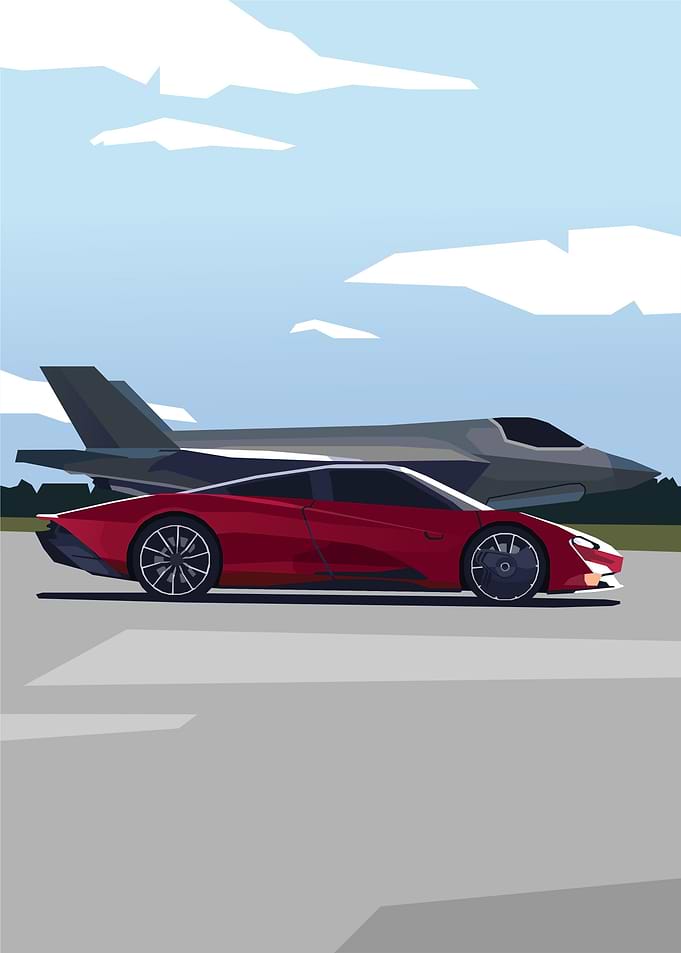 McLaren Speedtail vs F35