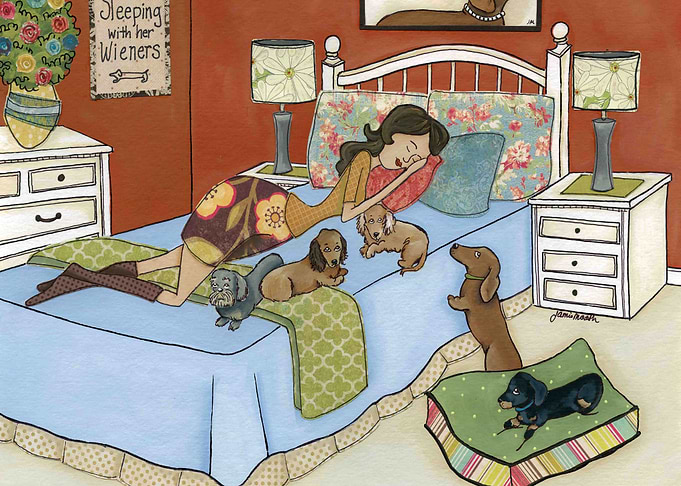 Sleeping With Her Wieners