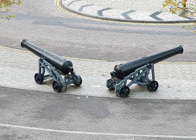 The Two cannons