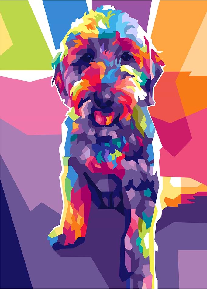 Dog Pet Popart