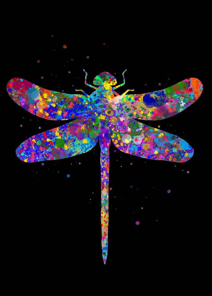 Dragonfly watercolor