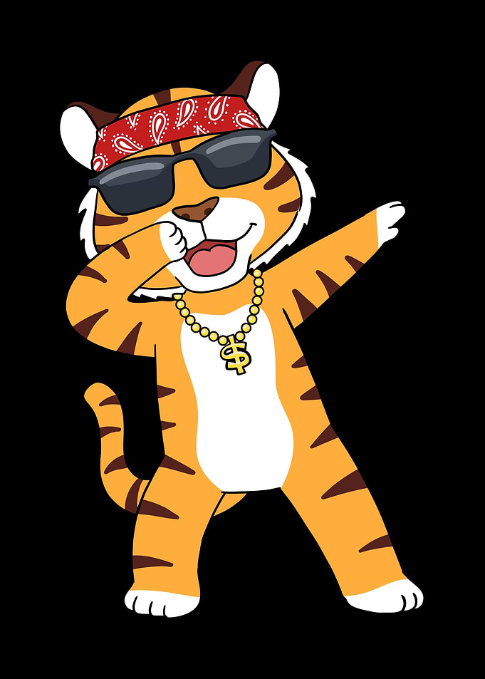 Dabbing Tiger