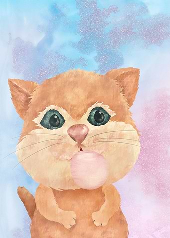 Dreamy Cat bubble gum
