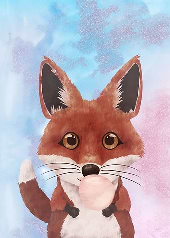 Dreamy Fox bubble gum