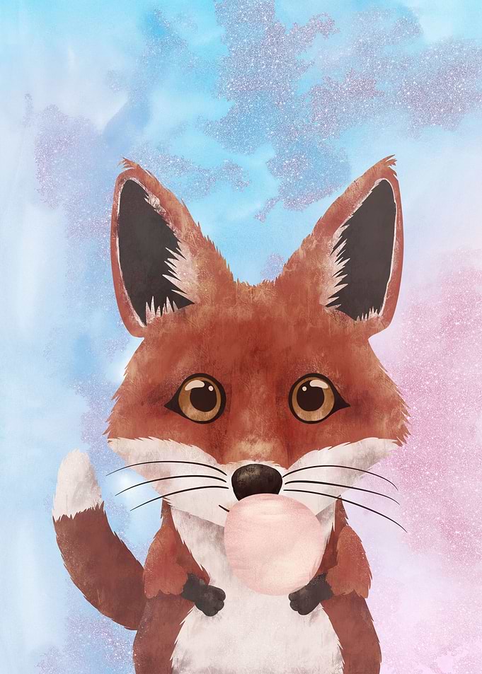 Dreamy Fox bubble gum