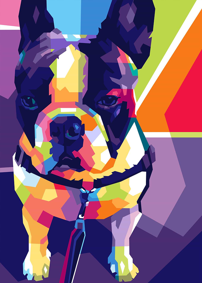 Dog Pet Popart