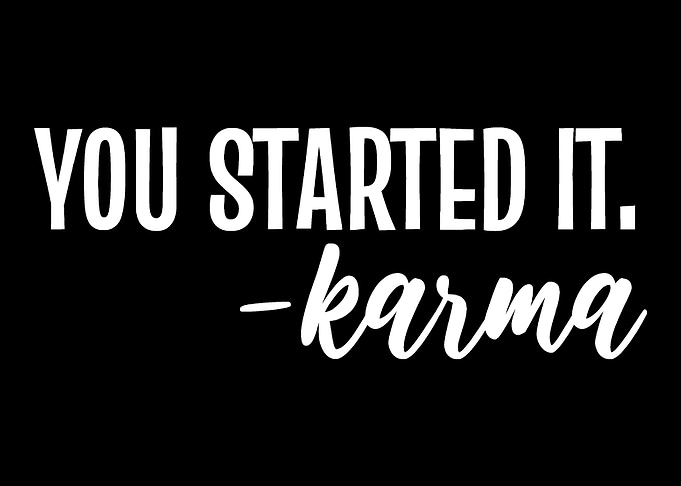You started it Nice and Co