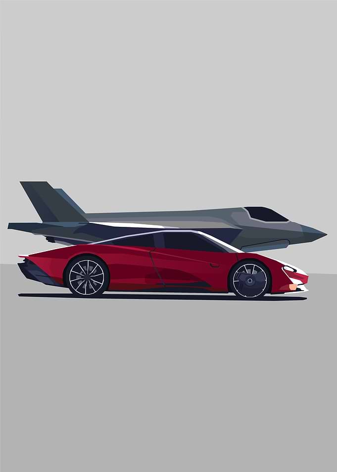 McLaren Speedtail vs F35