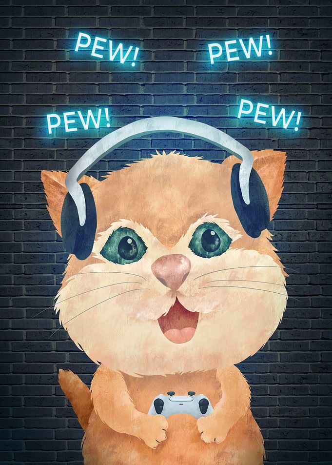Pew Pew Cat