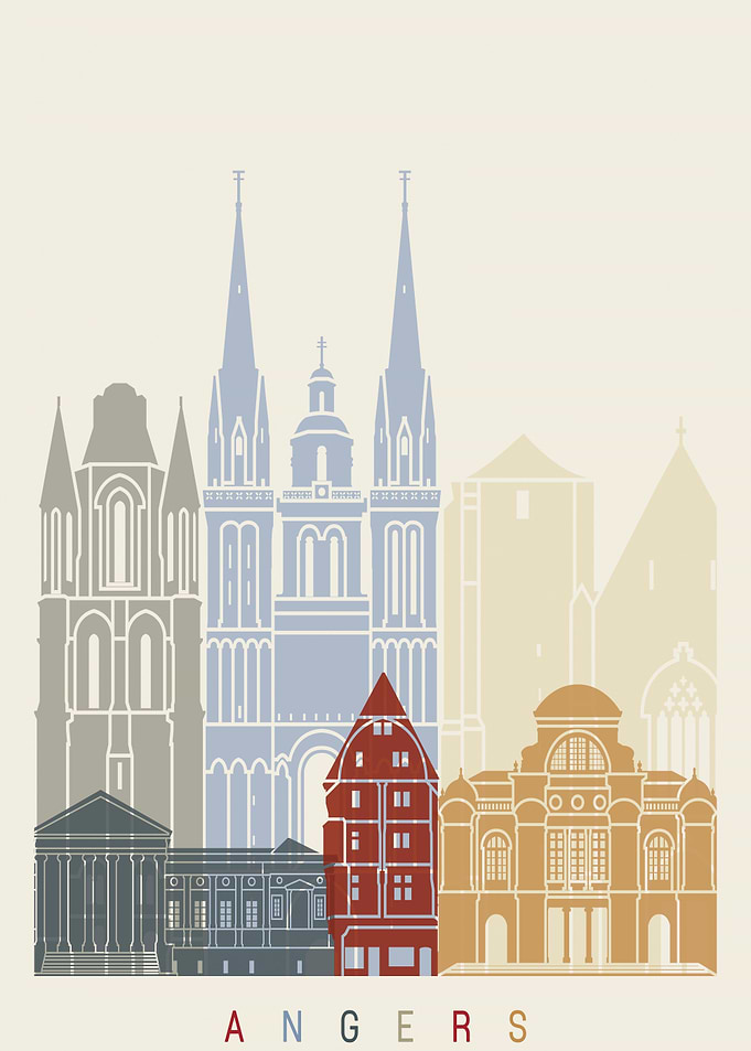 Angers skyline poster