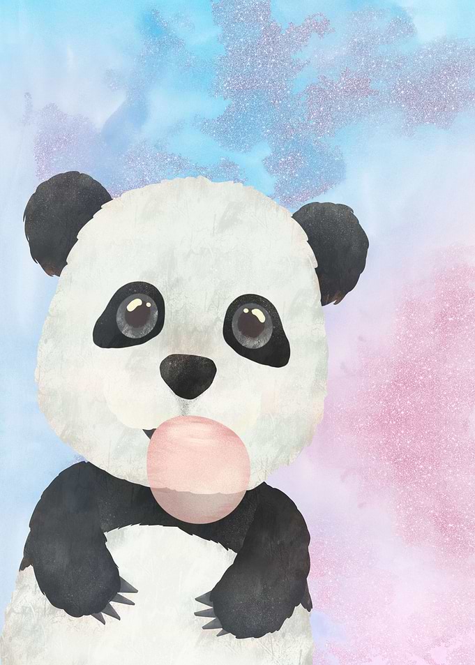 Dreamy Panda bubble gum
