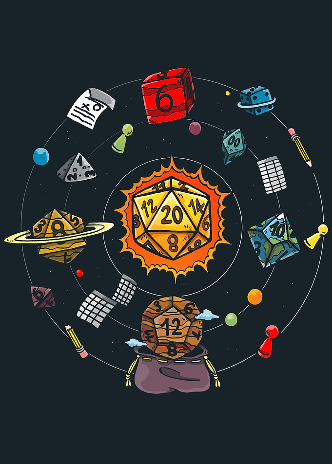Set Dice Solar System