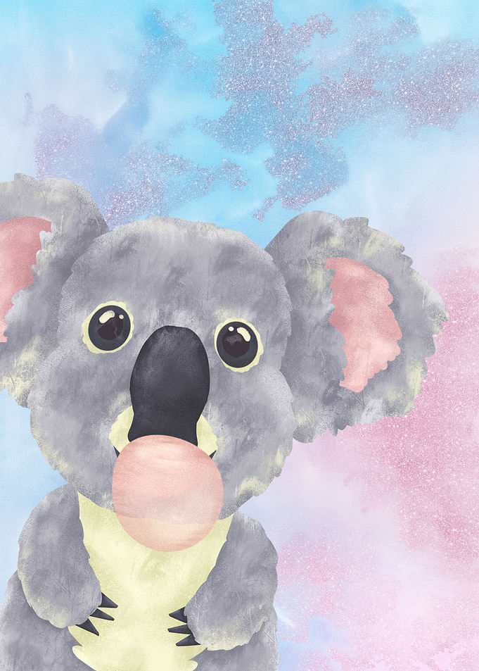 Koala Bear bubble gum