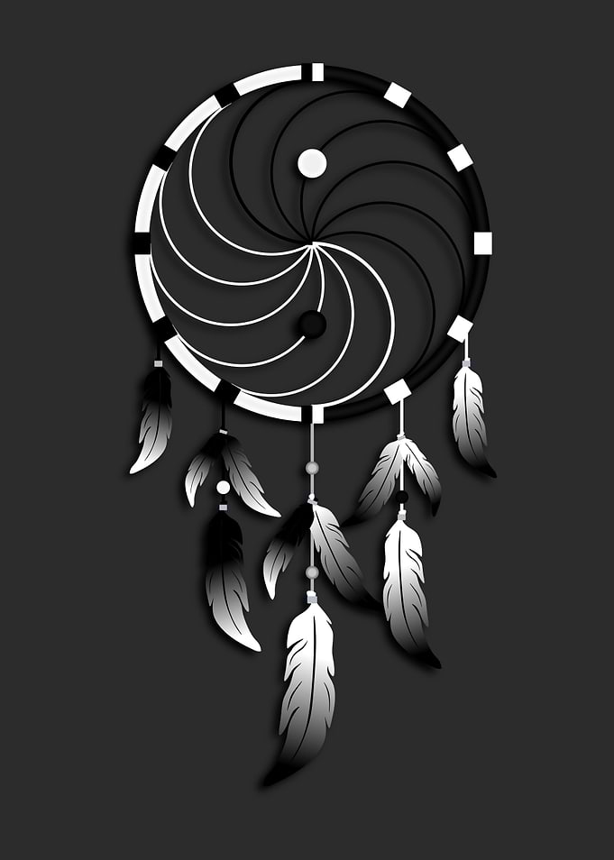 Yin Yang Dreamcatcher