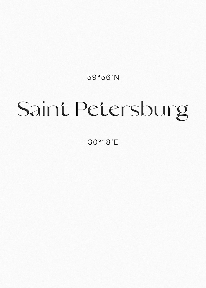 Saint Petersburg Coordinat