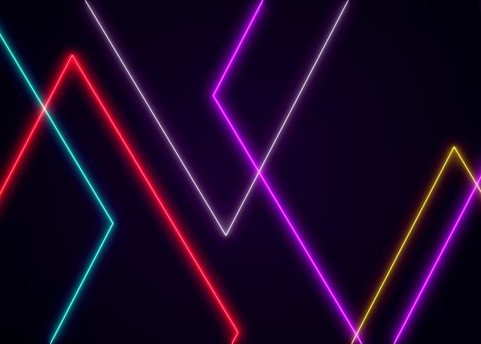 Abstract Neon Laser show