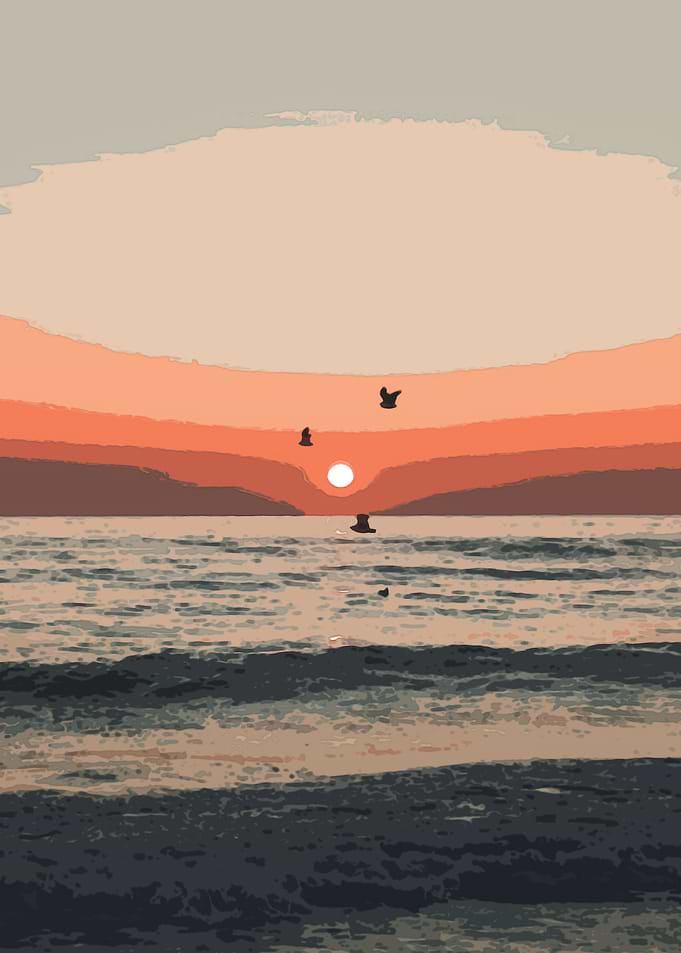 BEAUTIFUL OCEAN SUNSET