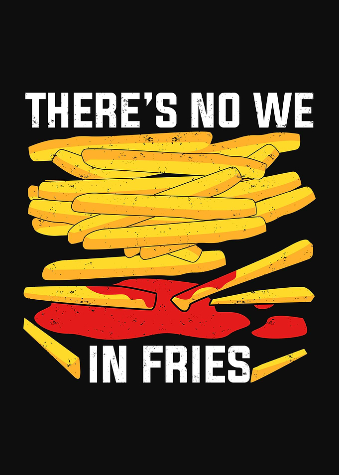 Funny French Fries Design
